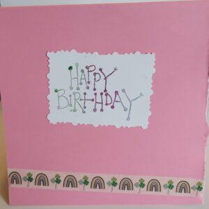 Pink Birthday Card